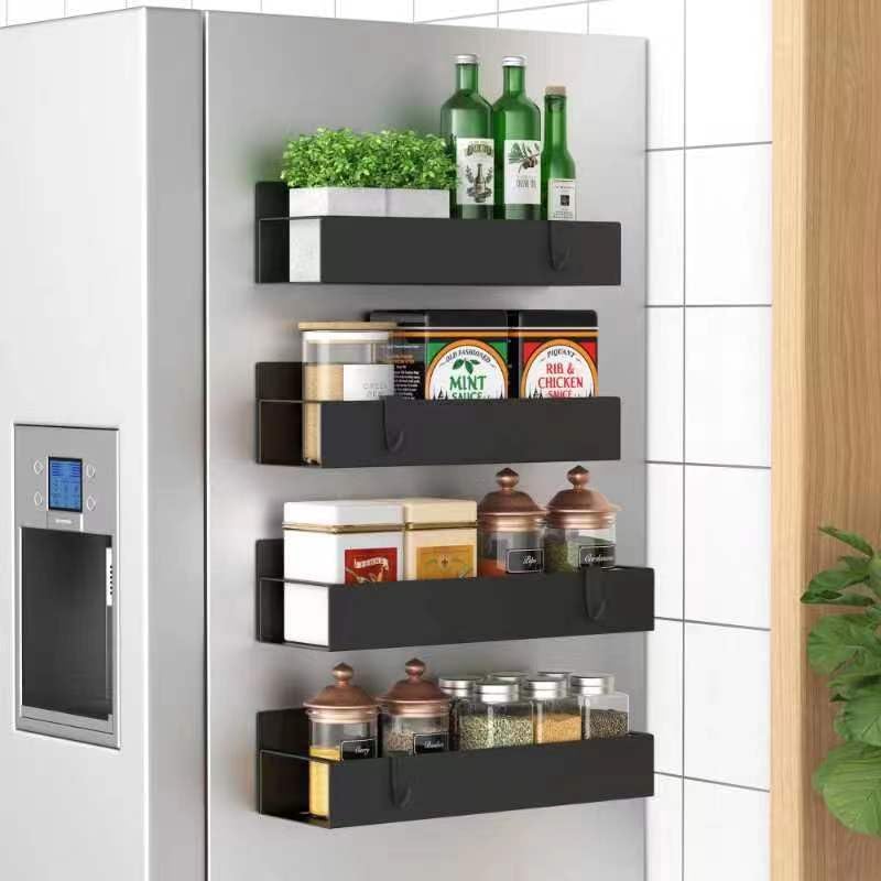 kitchen organization ideas for small spaces to keep your space clean and decluttered. Spice storage rack organizer. 