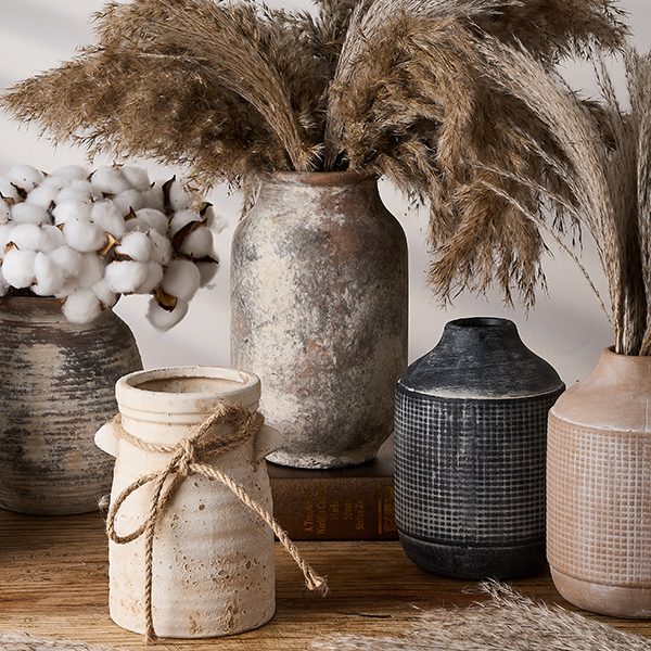 Modern house decor ideas, Ceramic rustic vase inspo design